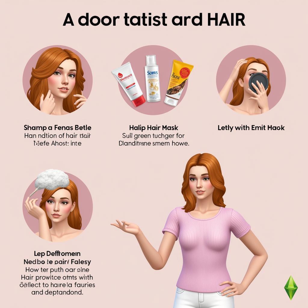 Sims 4 Long Hair Care Routine