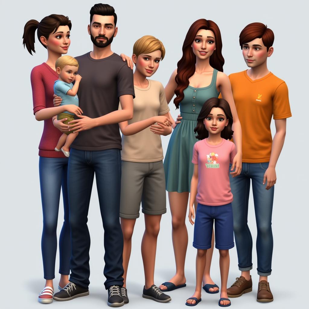 Sims 4 Randomly Generated Family