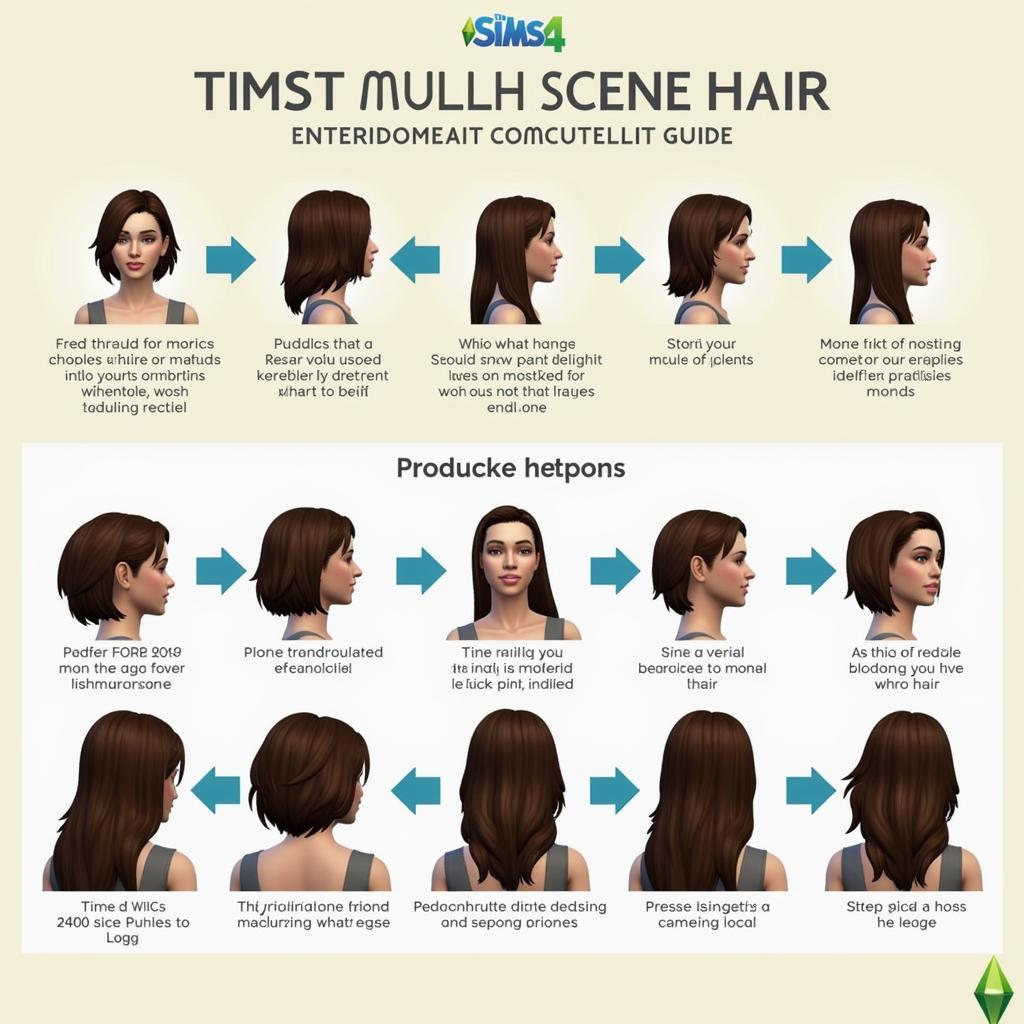 Sims 4 Scene Hair CC Application Guide