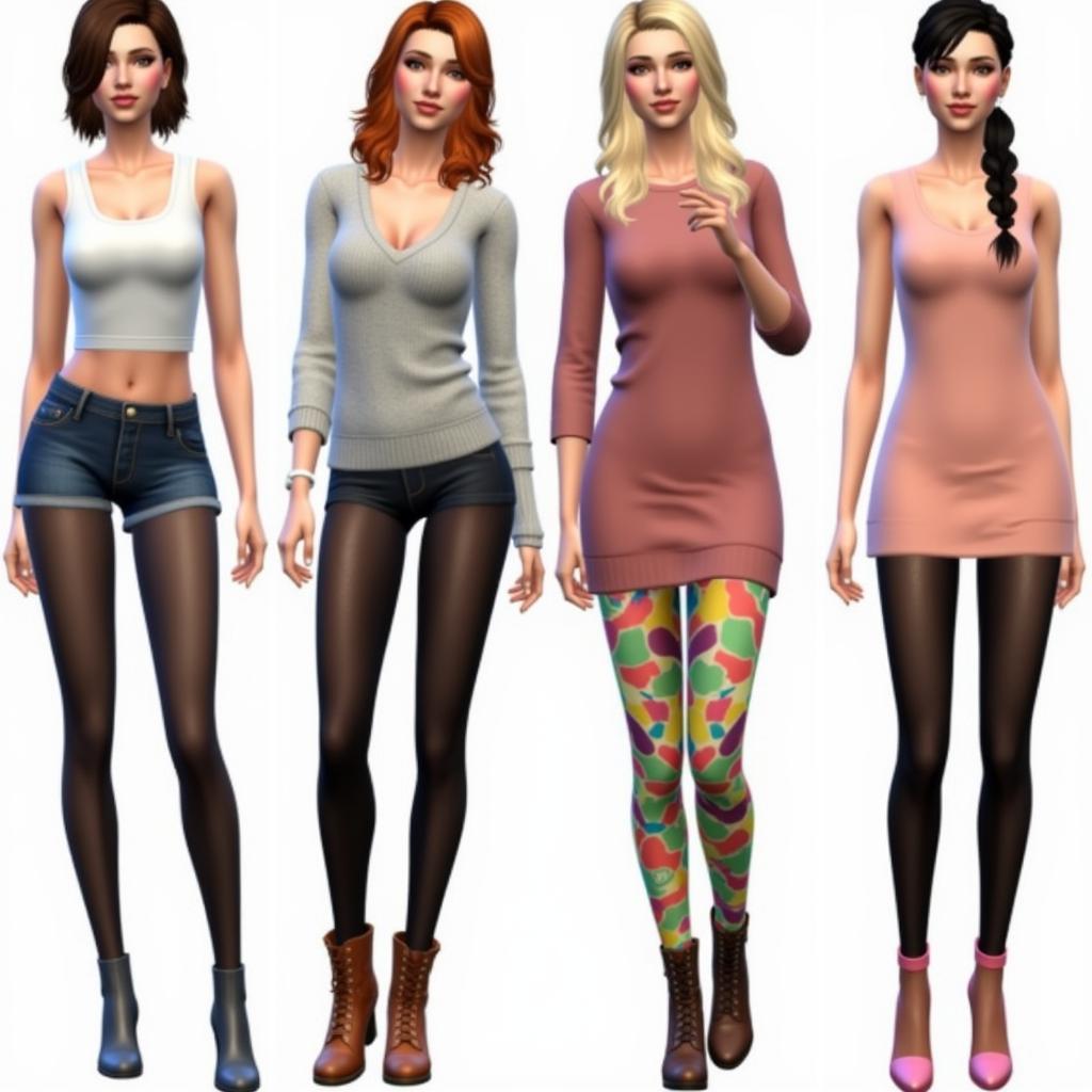 Sims 4 Stocking Outfit Ideas