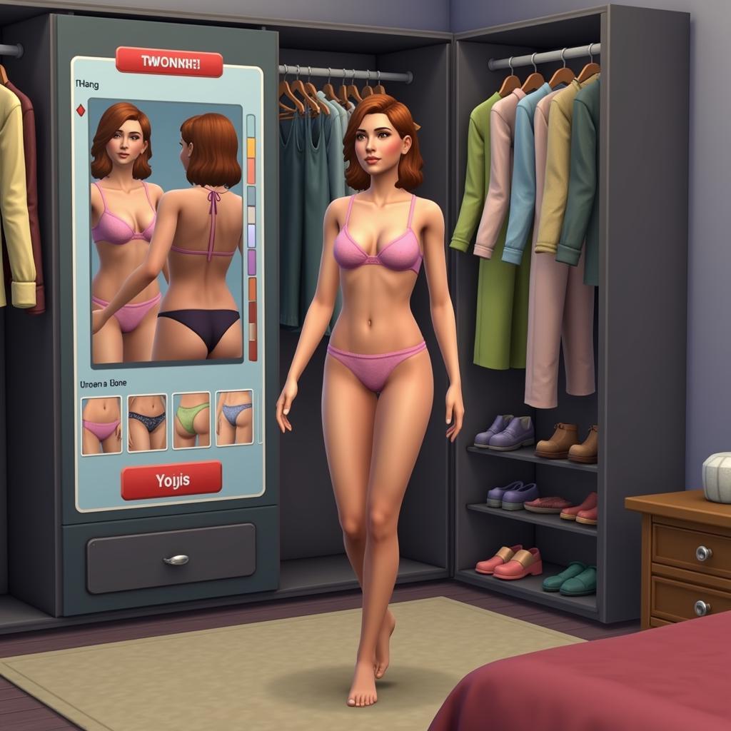 Sims 4 Thong Personalization