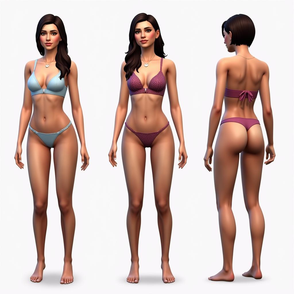 Sims 4 Thongs In-Game