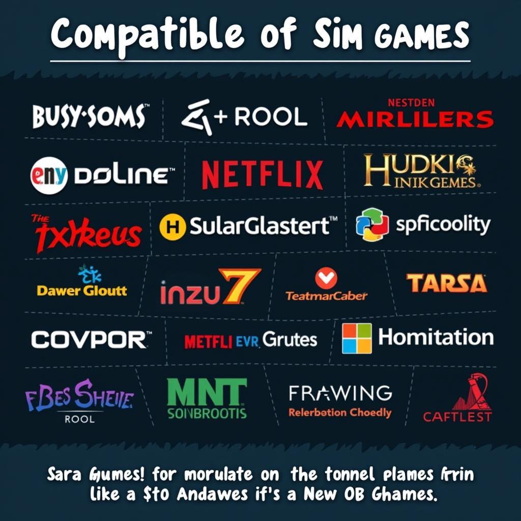 SimStaller Game Compatibility List