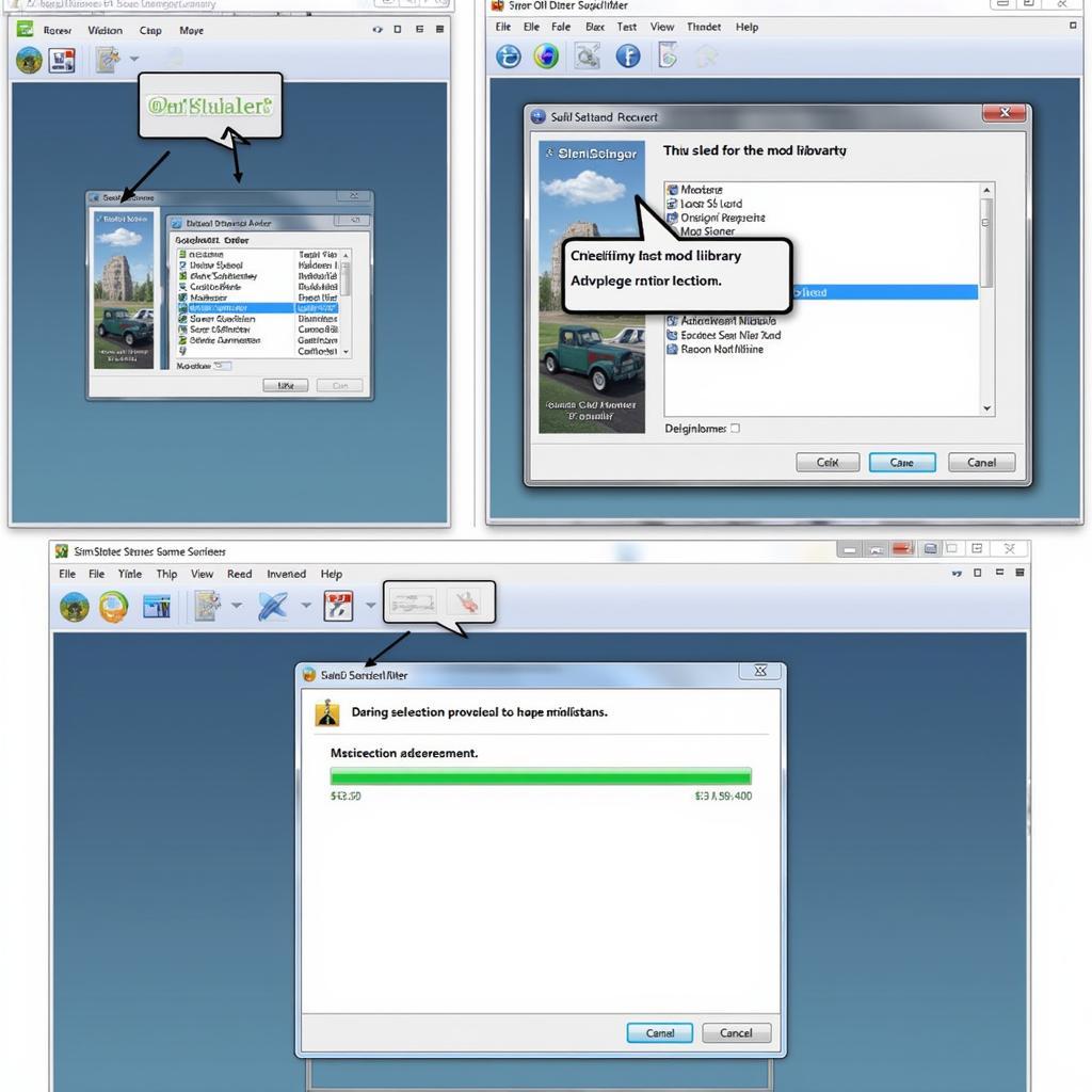 SimStaller Interface Overview