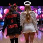 Sinners and Saints Bowling Teams in Action