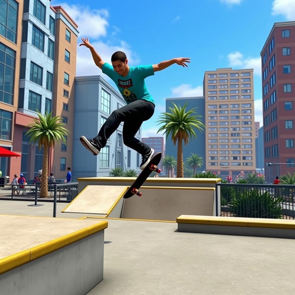 Skate Park City PPSSPP Gameplay Screenshot