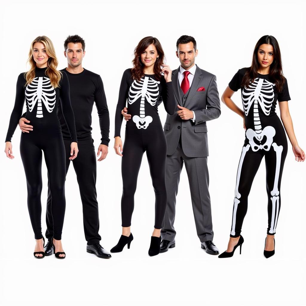 Skeleton Suit Costume Options