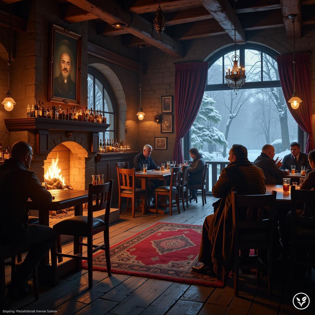 Skyrim Tavern Interior - Weather Remains Constant