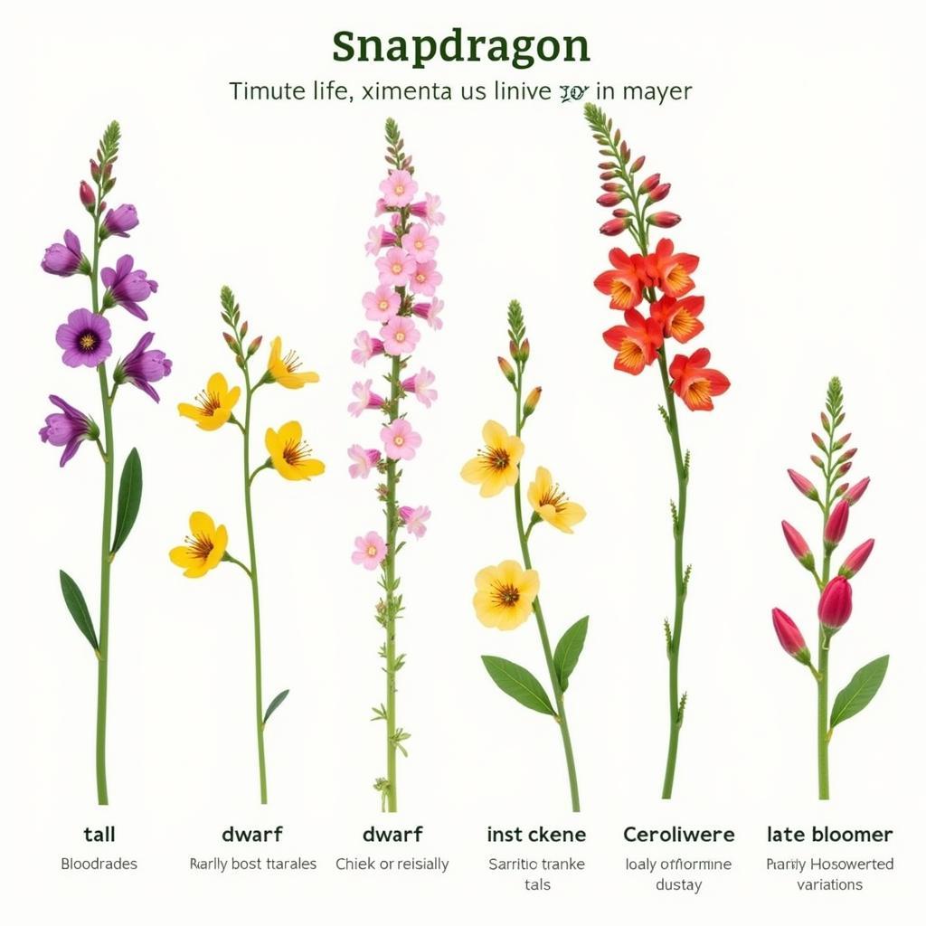 Comparing Snapdragon Seed Varieties