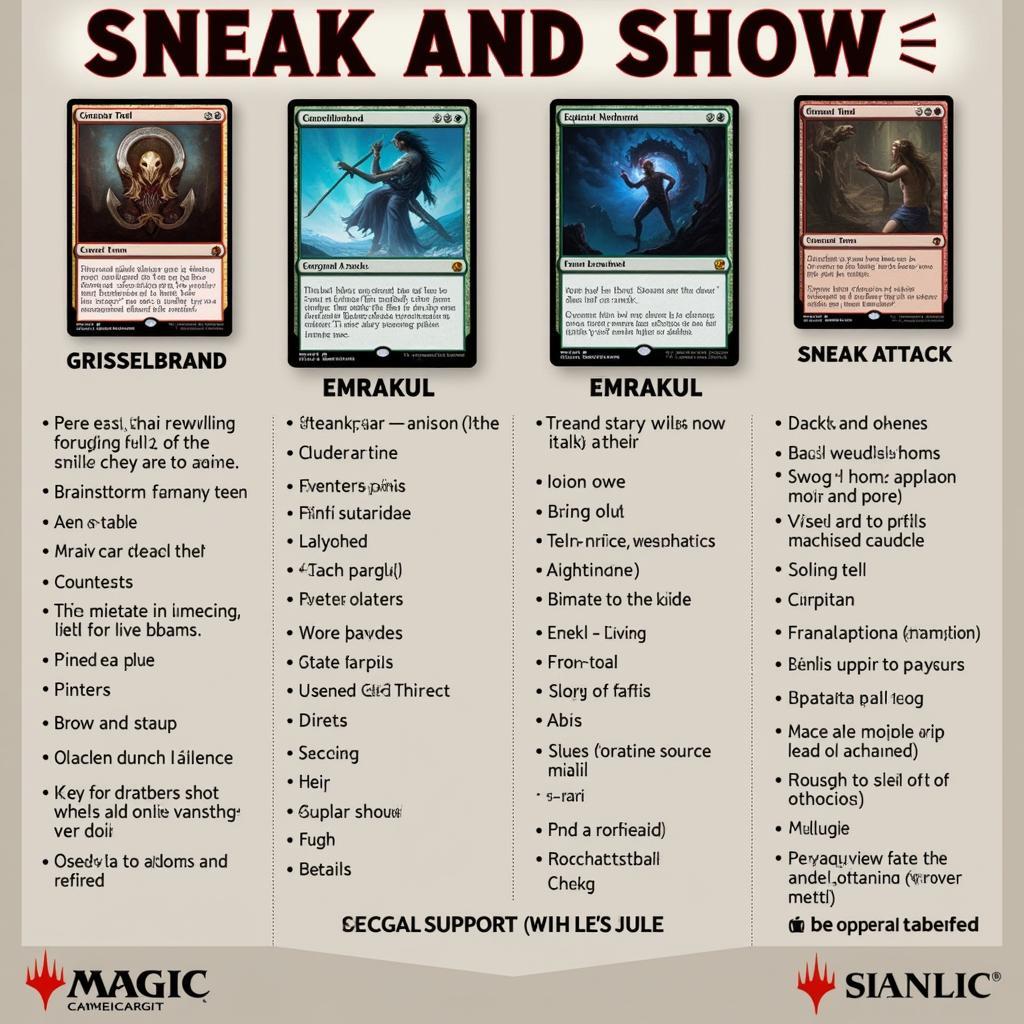 Example Sneak and Show Legacy Decklist