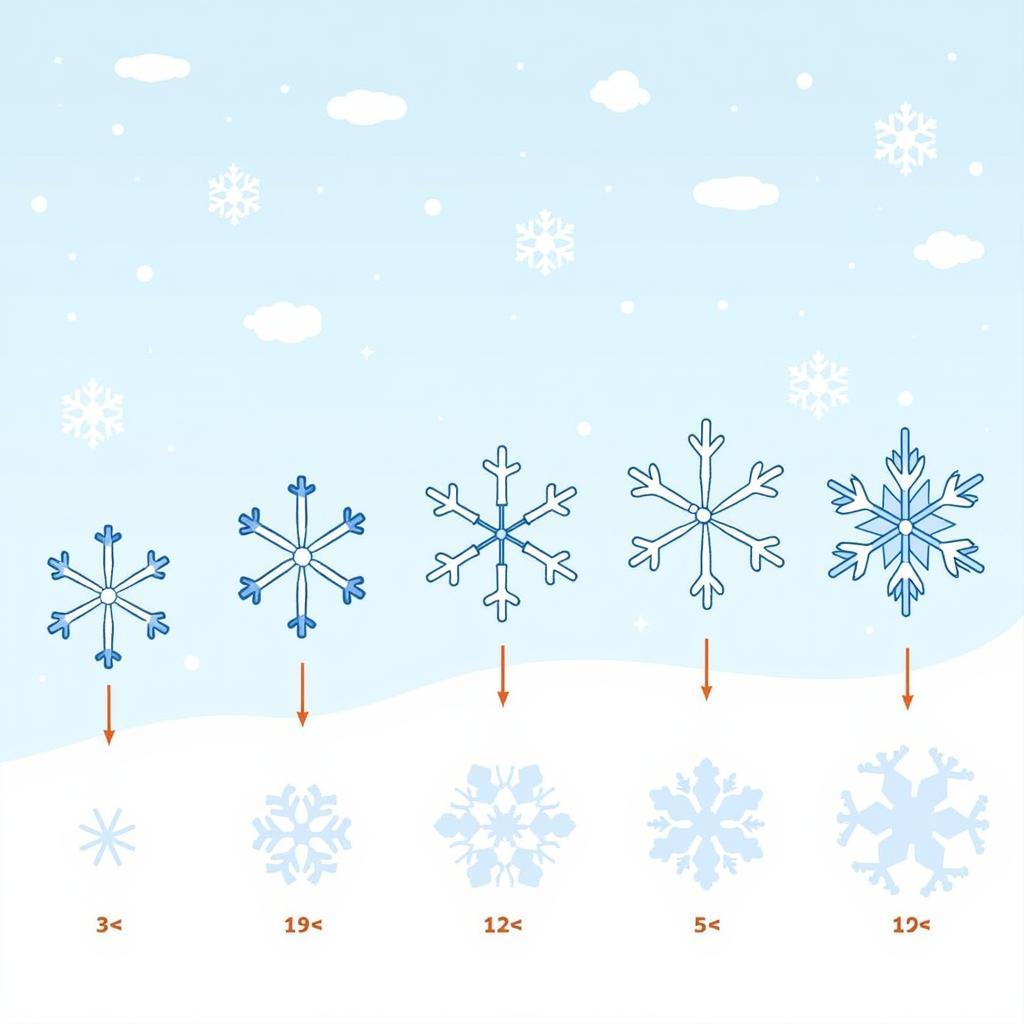 Snowflake Formation Process