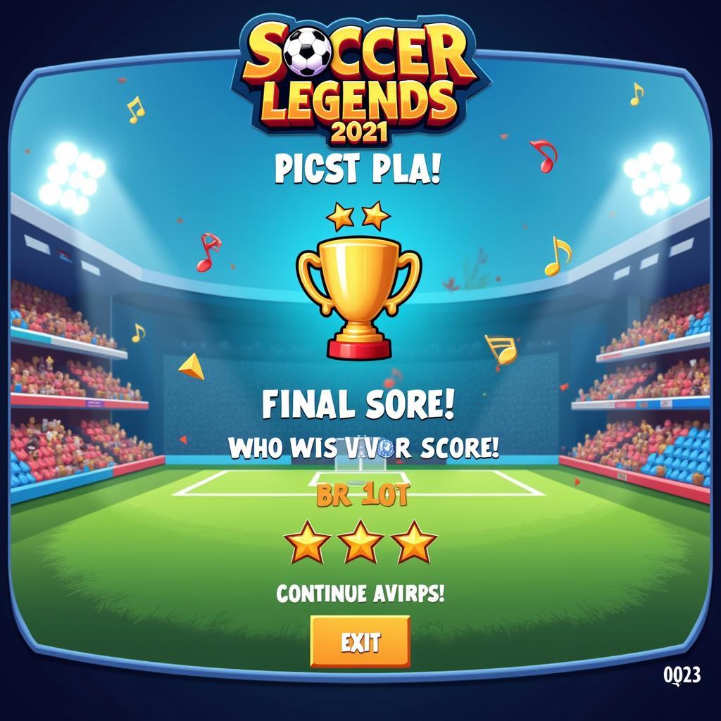 Soccer Legends 2021 Unblocked Winning a Match