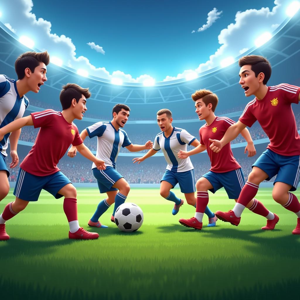 Multiplayer Action in Soccer Legends Unblocked