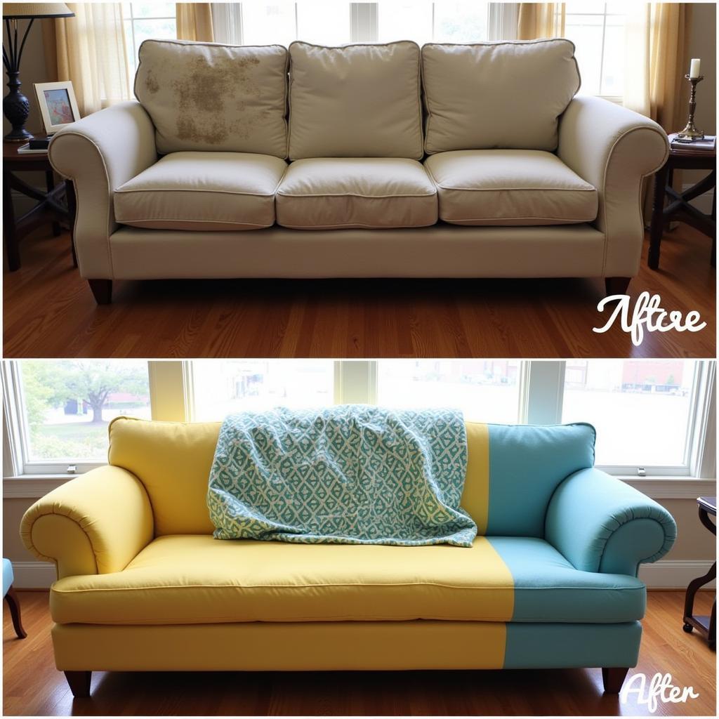 Sofa Upholstery Transformation