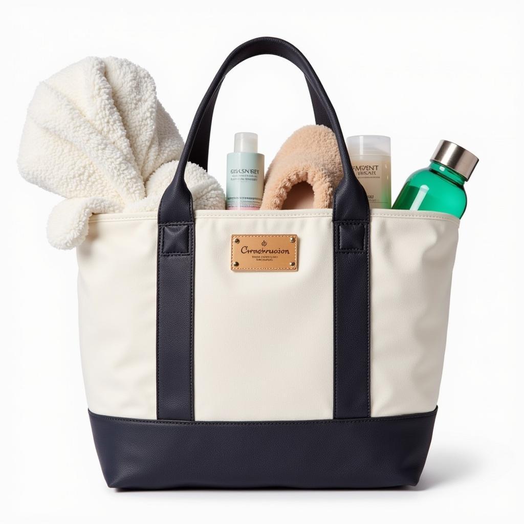 Spa Day Essentials Packed in a Bag