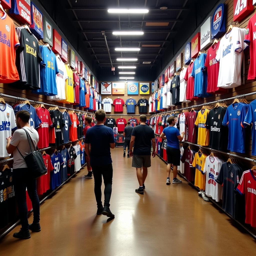 Inside a Specialized Football Store