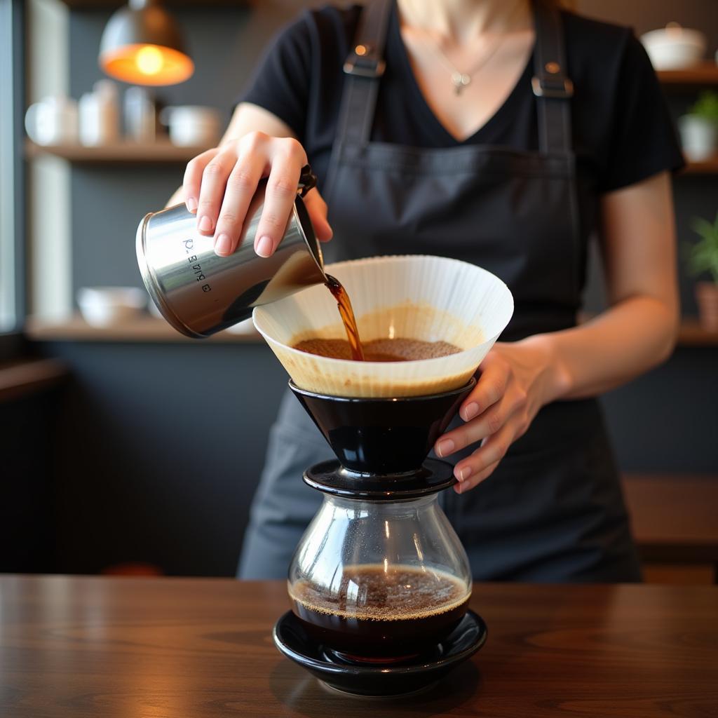 Barista Preparing Specialty Coffee in Galway