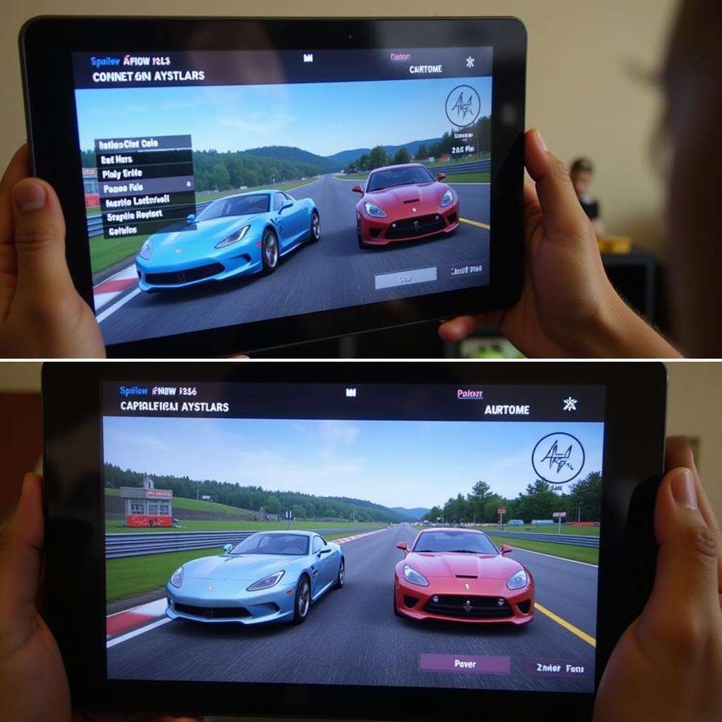 Choosing Cars in Split Screen GT7