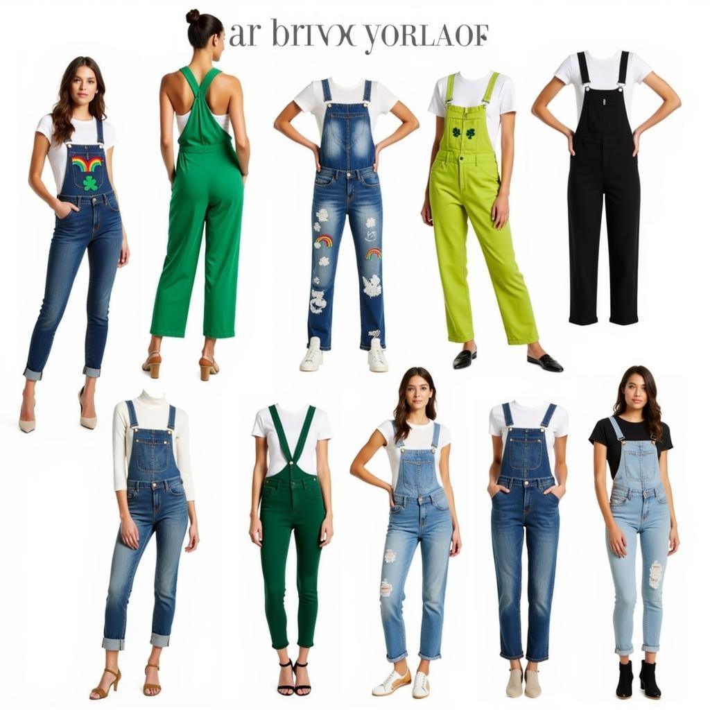 Different Styles of St. Patrick's Day Overalls