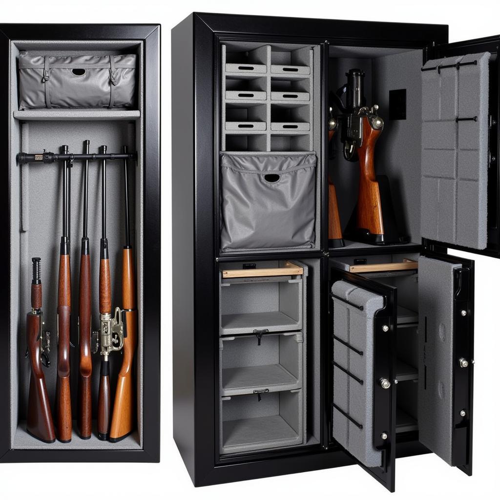 Stack On Total Defense 28 Gun Safe Interior