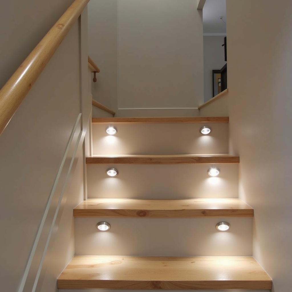 Recessed and Step Lights for Staircases