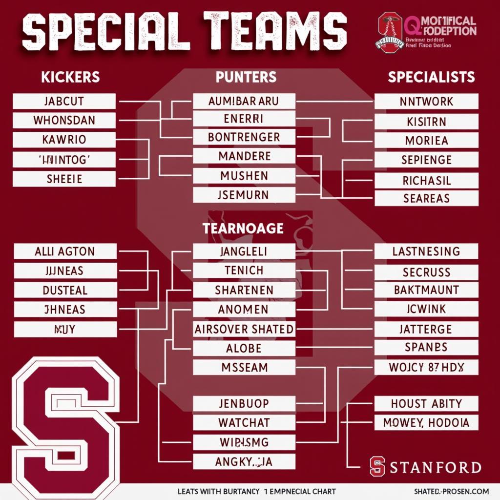 Stanford Football Special Teams Depth Chart