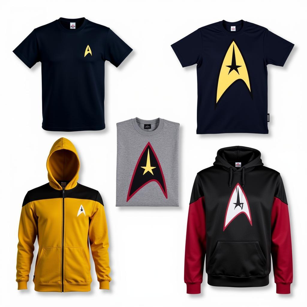 Star Trek TNG Apparel Examples