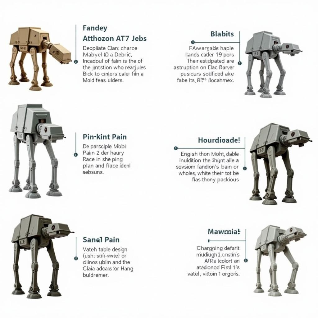 Comparing Different Star Wars AT-AT Kits