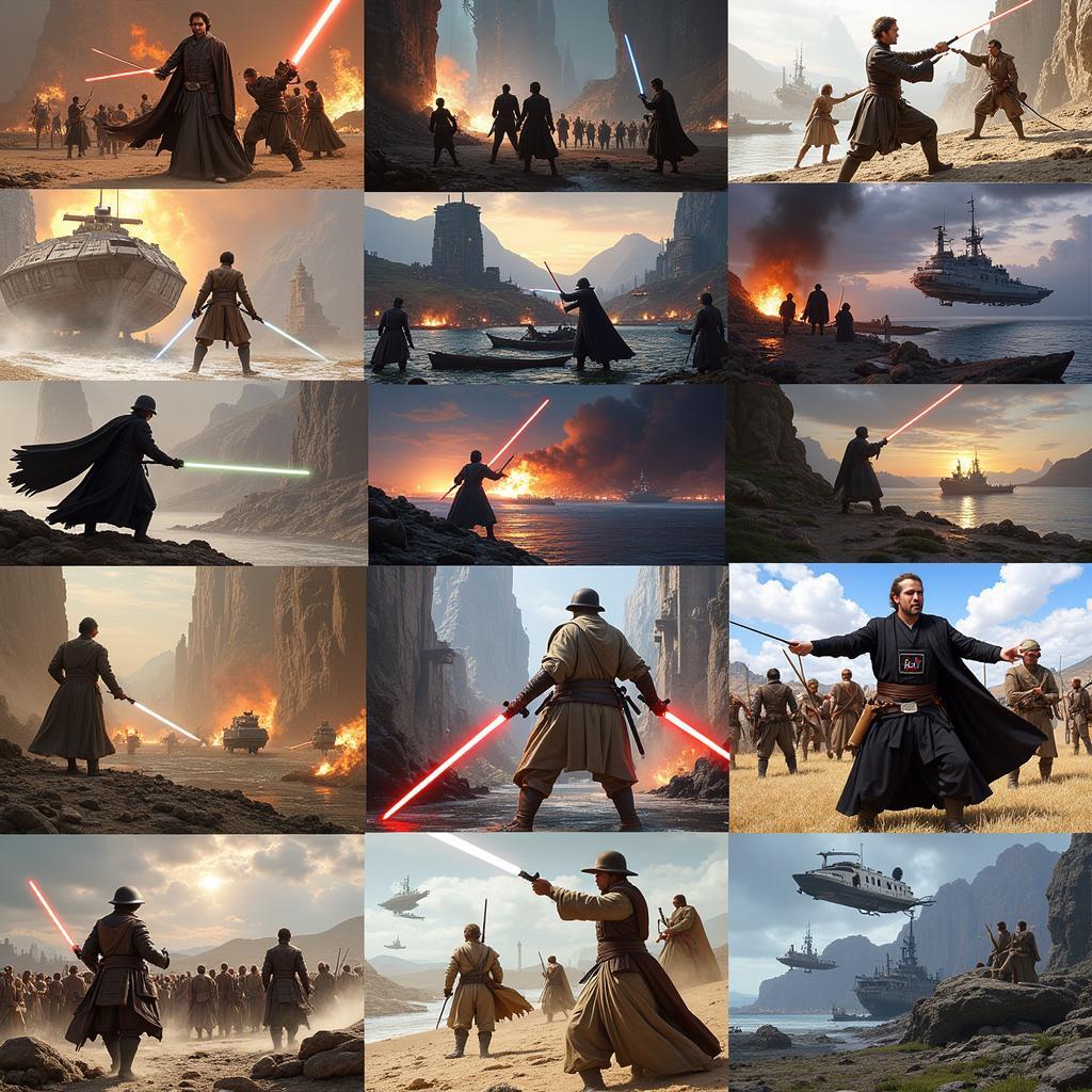 Influences on Star Wars Battle Art