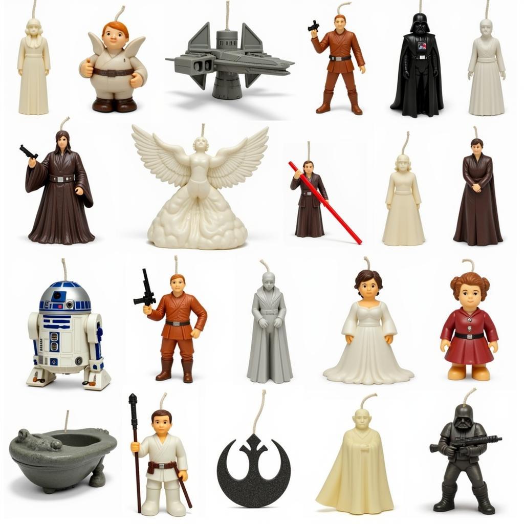 A Variety of Star Wars Candles