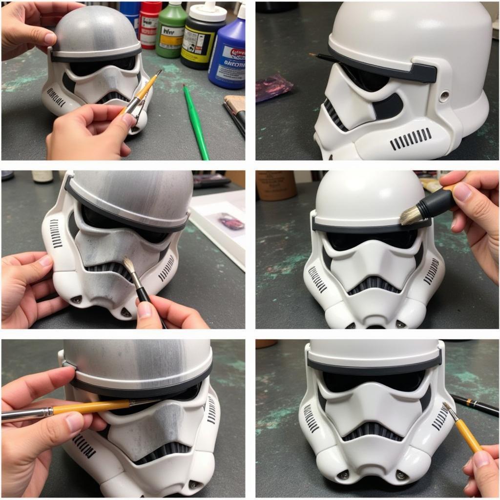 Star Wars Helmet Painting Techniques