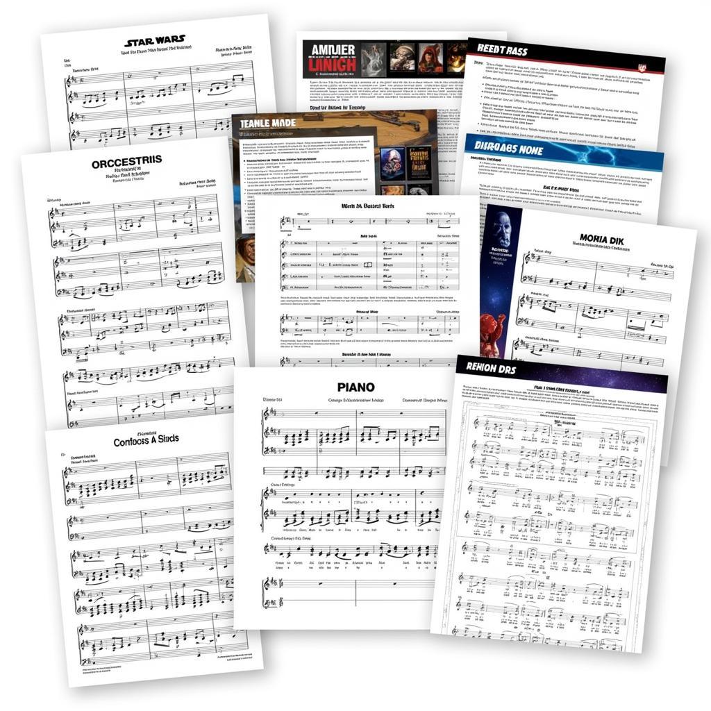 Star Wars Sheet Music Collection