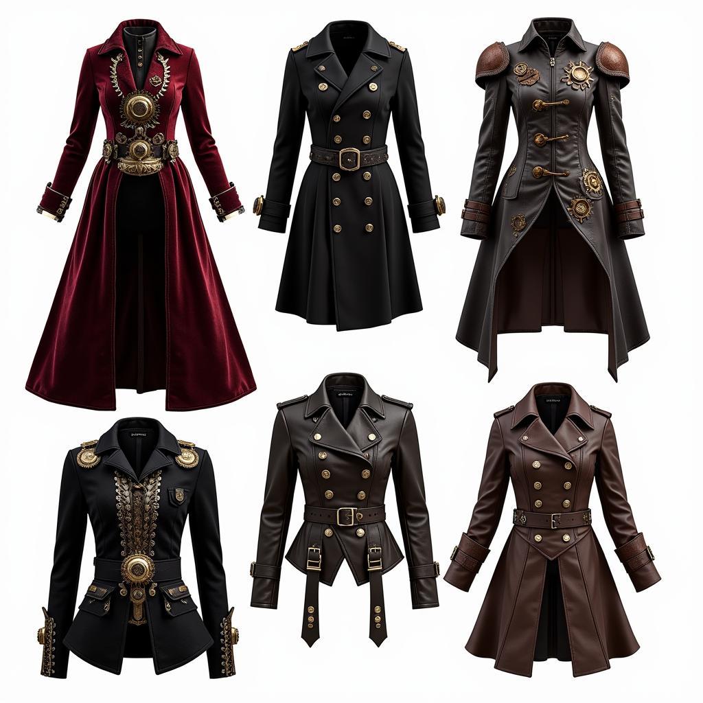 Steampunk Coat Variations