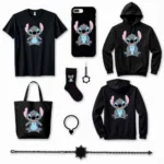 Stitch Black and White Apparel and Accessories