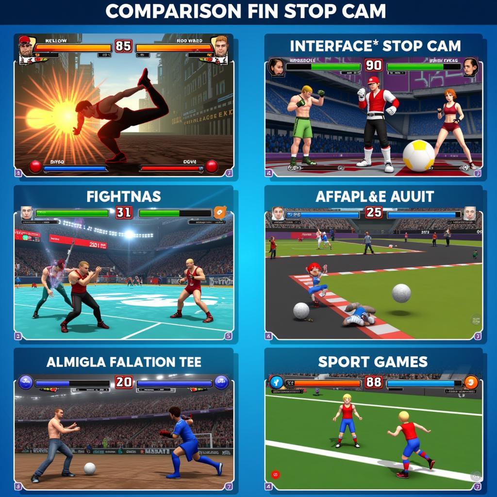 Stop Cam Comparison Across Different Games