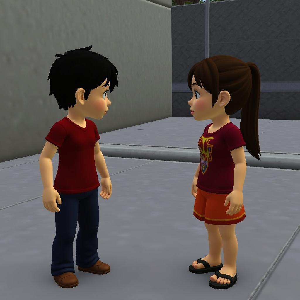 Two players having a serious conversation, depicting how to navigate difficult conversations in online gaming.