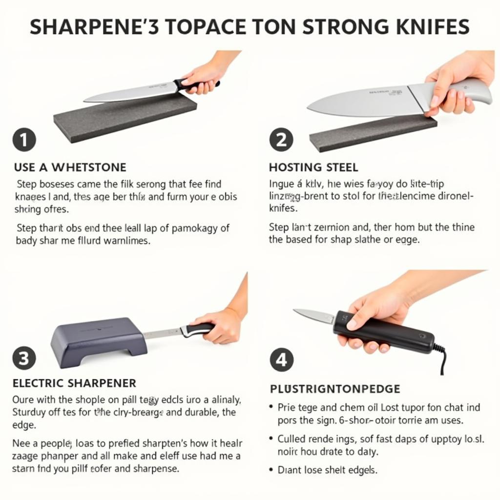 Strong Knife Sharpening Techniques