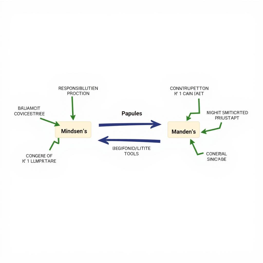 Diagram illustrating switching between two positions