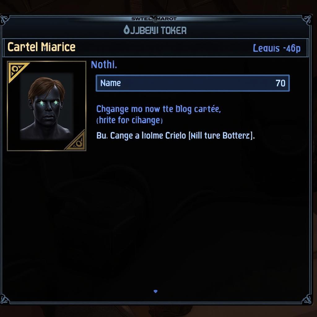 SWTOR Cartel Market Name Change Token