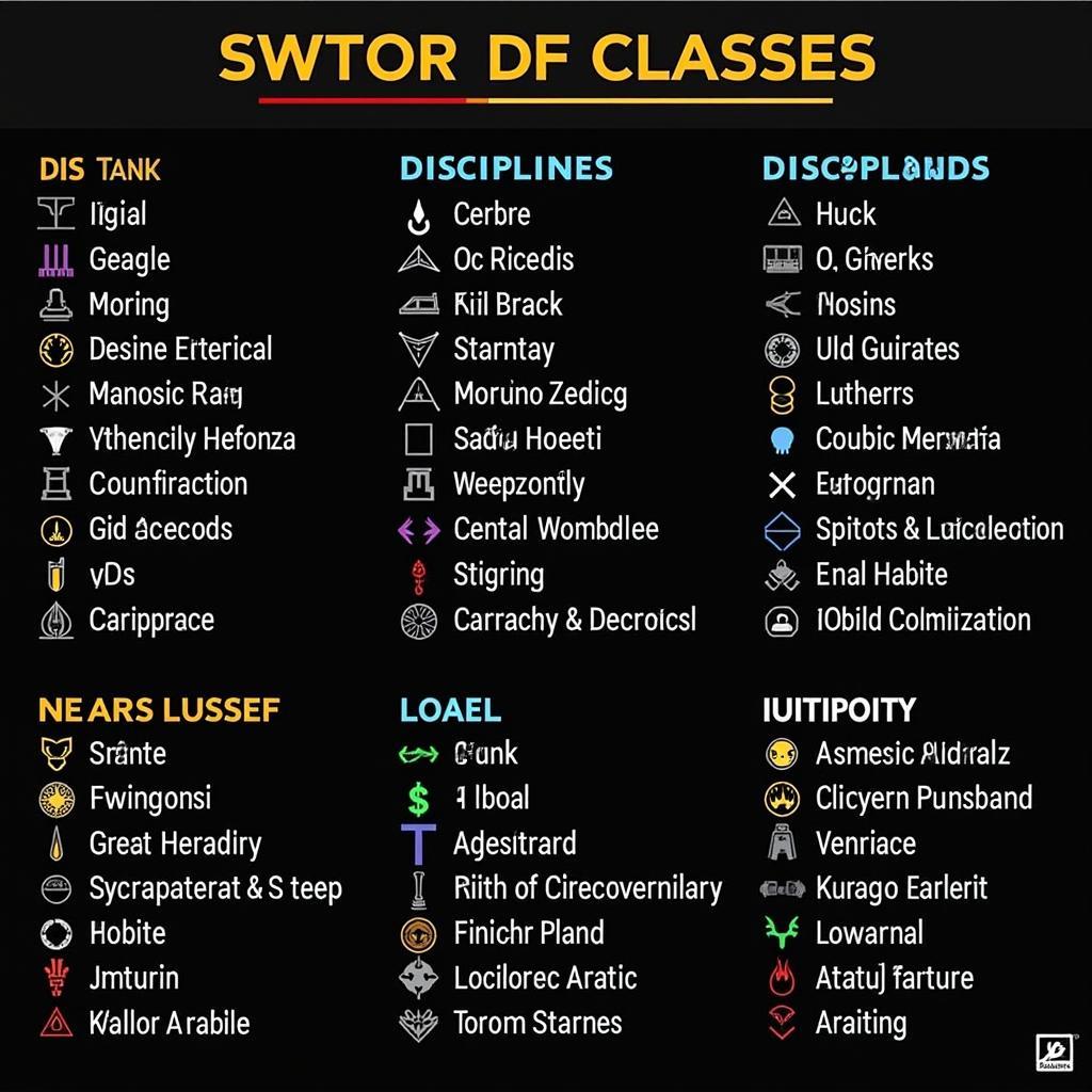 SWTOR Class and Discipline Overview