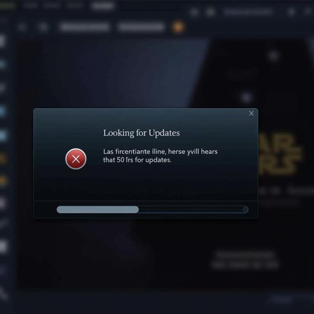 SWTOR Launcher Stuck on Updating Screen