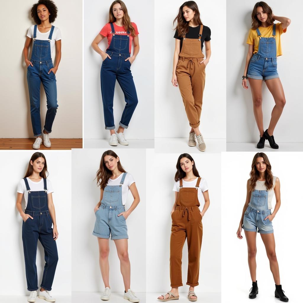 Team Overalls in Different Styles