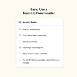 Illustrating Secure Team Up Downloading Practices