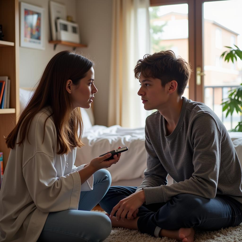 Teens Room Metaphor: Open Communication