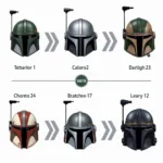 Tie Pilot Helmet Evolution Across Star Wars