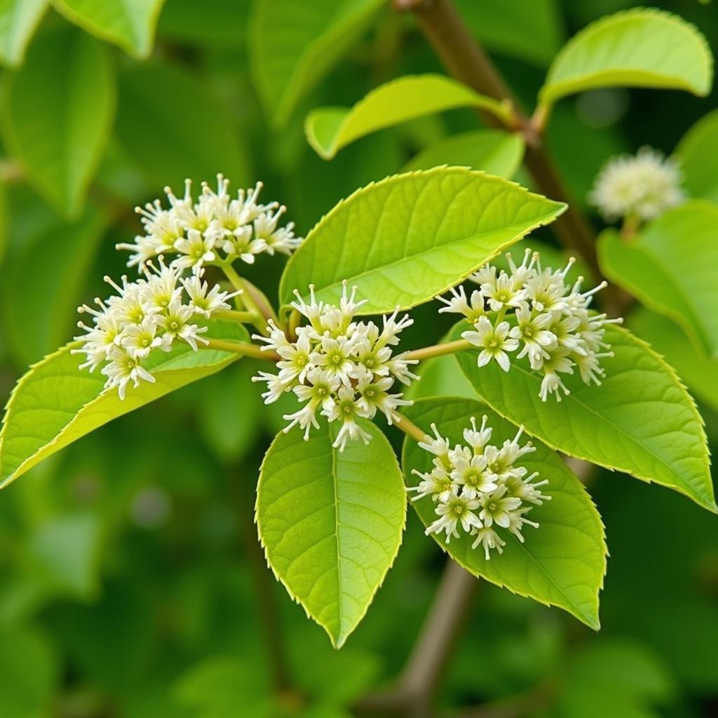 Tilia Tree with Basswood Flowers