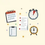 Time Management Tools Illustration