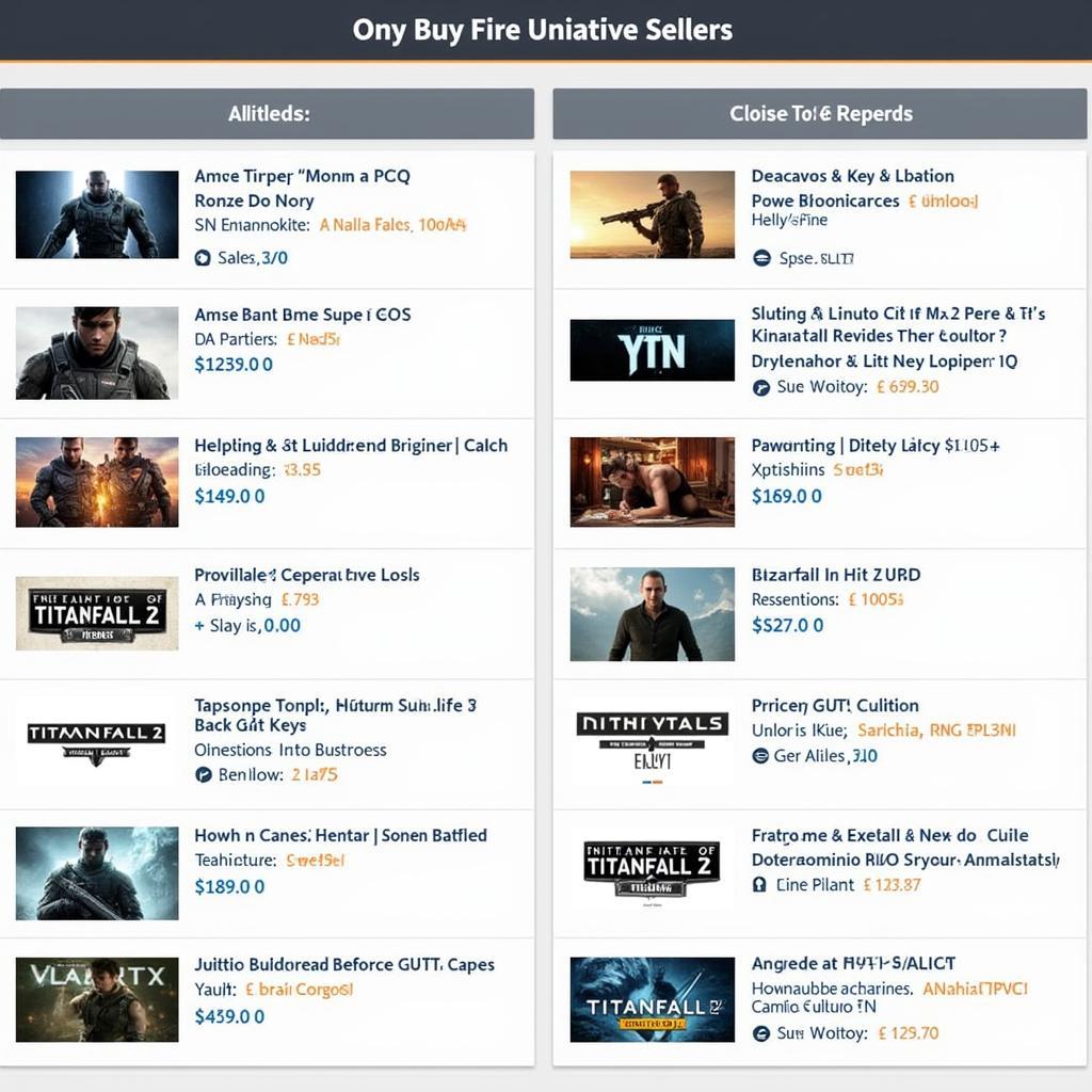 Find Titanfall 2 Keys in Online Marketplaces