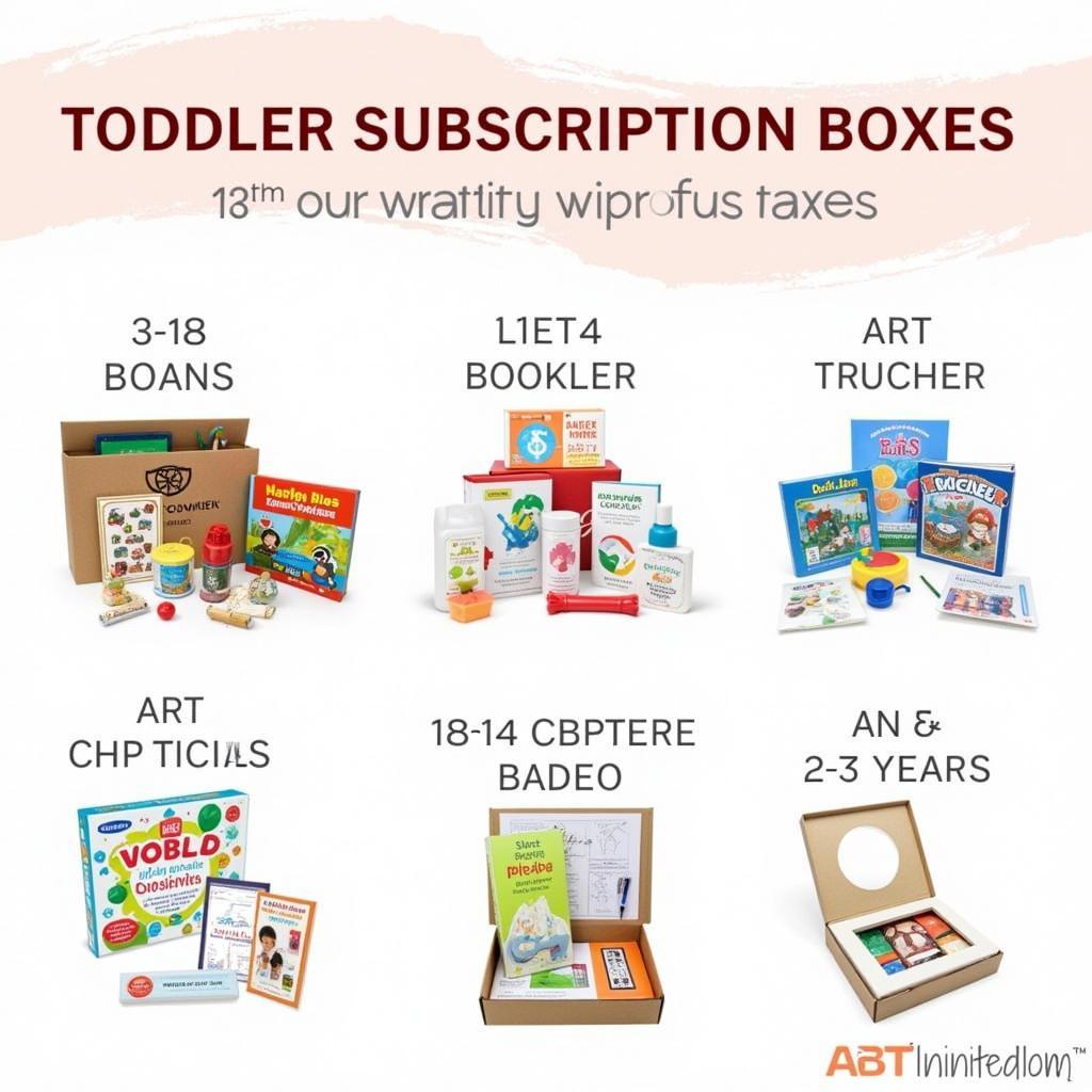 Toddler subscription boxes for different ages and interests