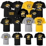 Variety of Towson Tigers T-shirts